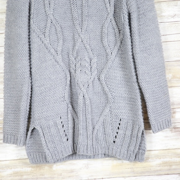 Charlotte Russe Gray Knit Turtleneck Sweater sz Sm - Picture 2 of 6